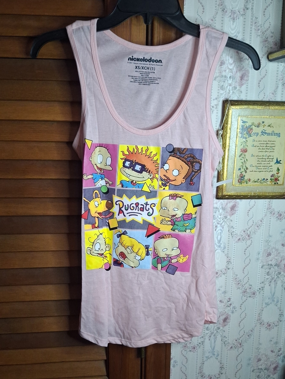 Nickelodeon Rugrats XS (1) Pink Tank Top NWT